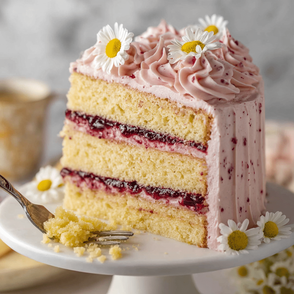 Lemon Blackberry Cake Recipe - Recipe Image