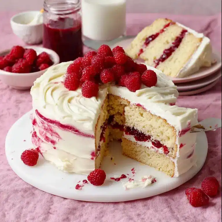 White Chocolate Raspberry Cake Recipe