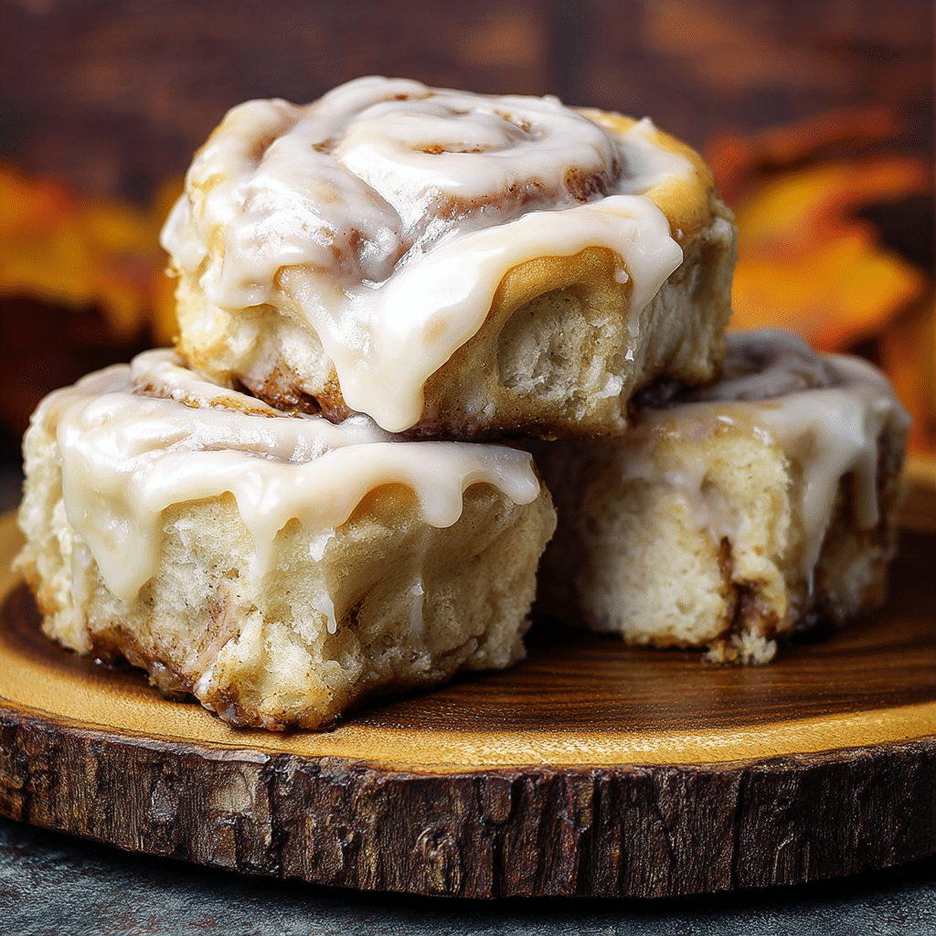 Apple Cider Cinnamon Rolls with Browned Butter Icing Recipe - Recipe Image