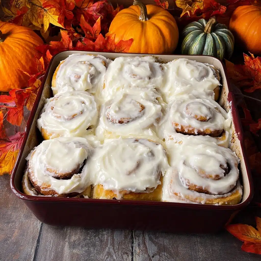 Apple Cider Cinnamon Rolls with Browned Butter Icing Recipe - Recipe Image