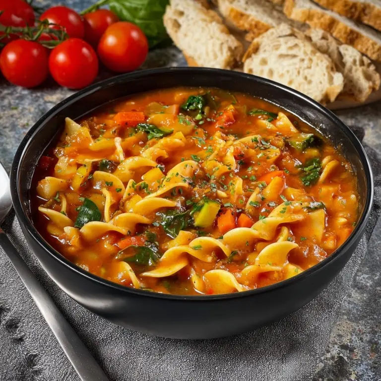 Vegan Lasagna Soup Recipe
