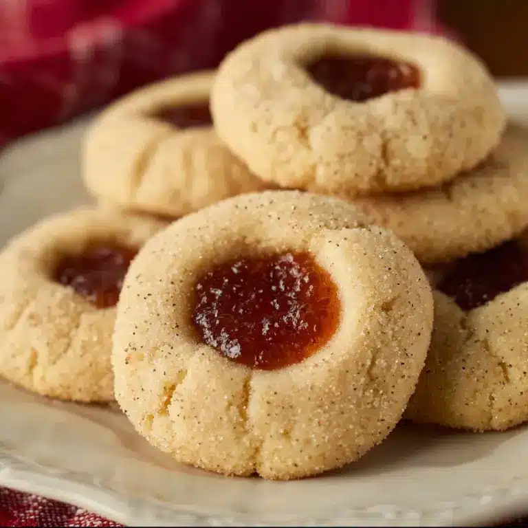 Apple Butter Thumbprint Cookies Recipe