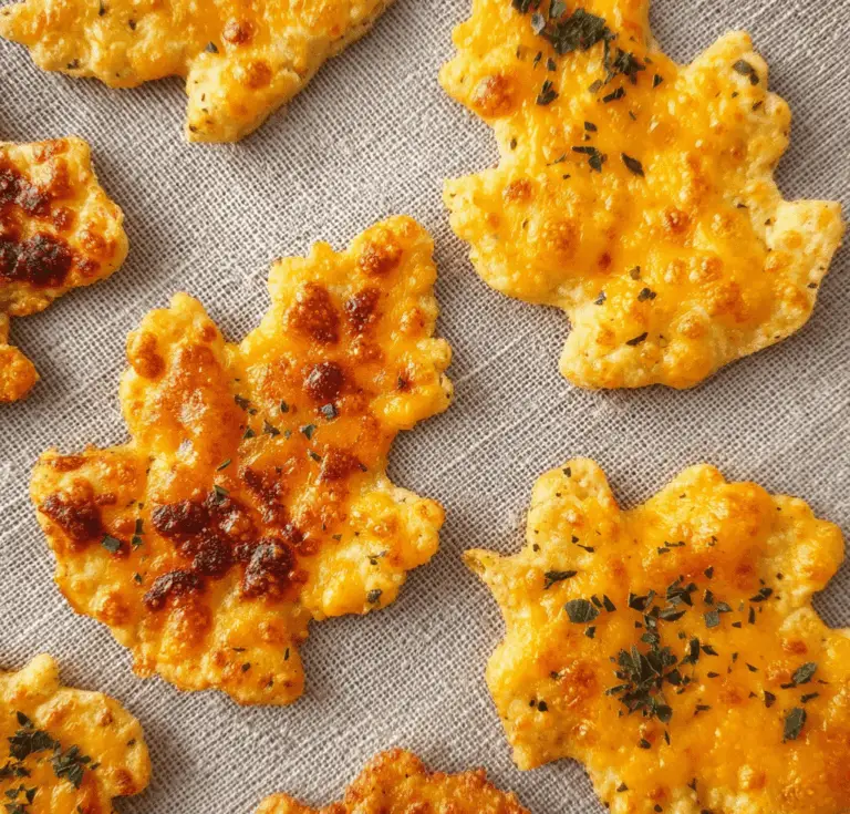 Cheesy Crescent Roll Leaves Recipe
