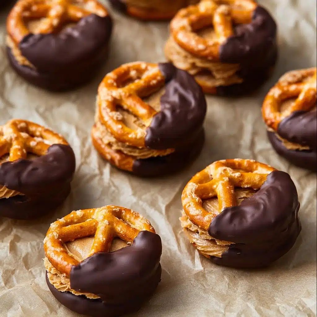 Healthy Peanut Butter Pretzel Bites Recipe - Recipe Image