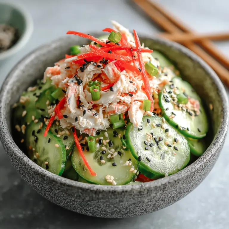 California Roll Cucumber Salad Recipe