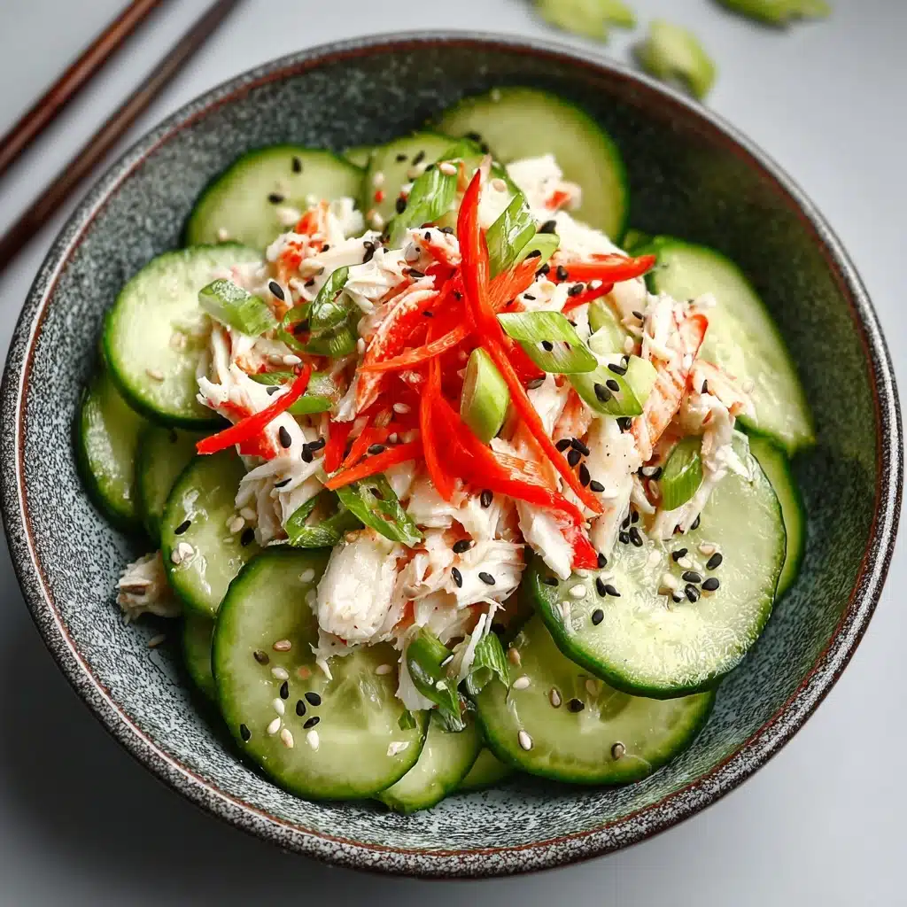 California Roll Cucumber Salad Recipe - Recipe Image