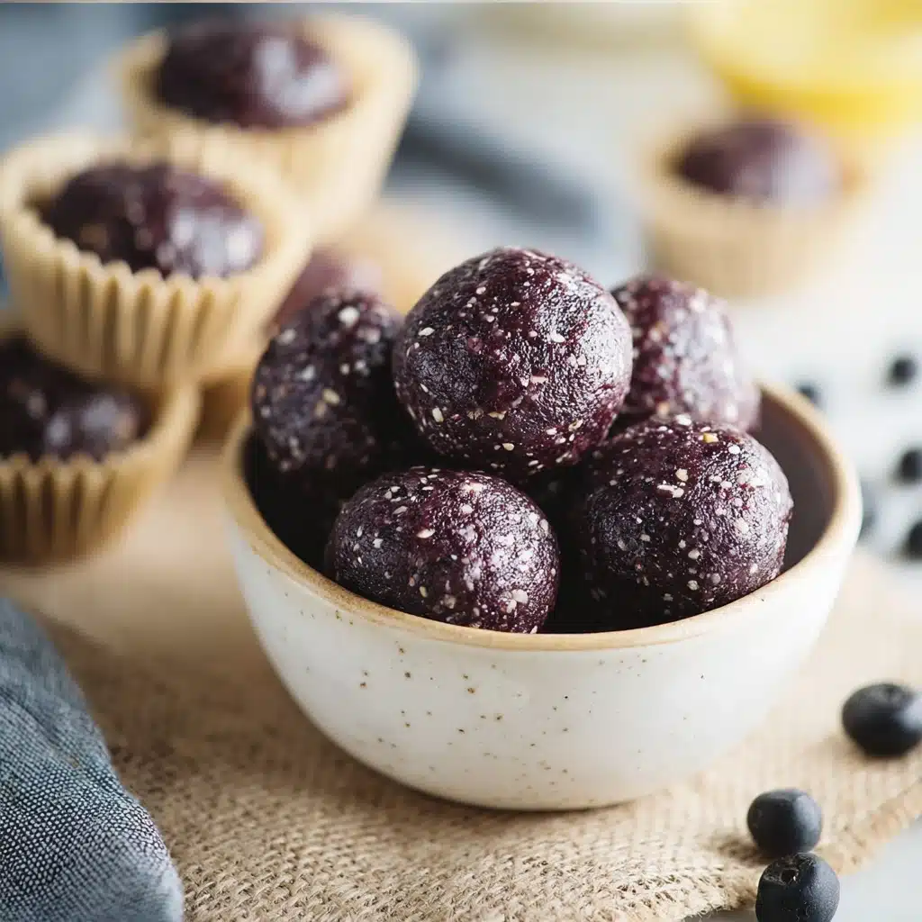 Blueberry Muffin Energy Balls Recipe - Recipe Image