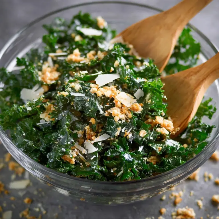 Lemon Parmesan Kale Salad Recipe