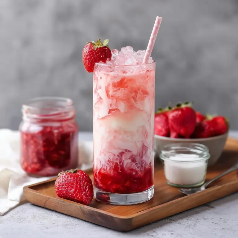 Korean Strawberry Milk Recipe