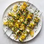Zucchini Ribbon Skewers with Spicy Lemon Butter Recipe