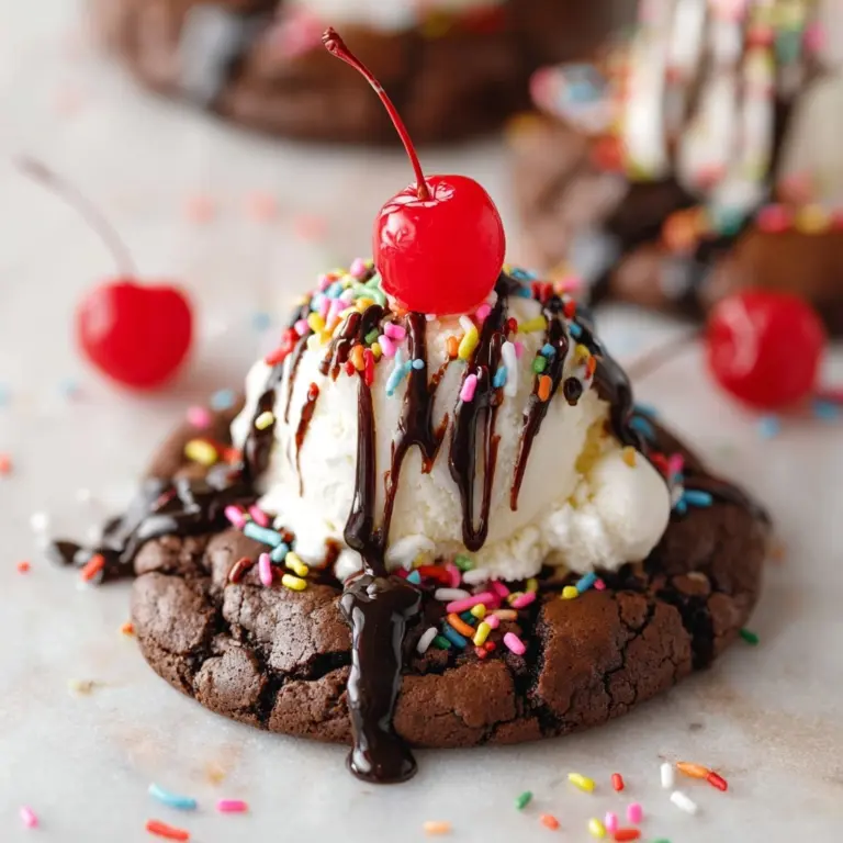 Brownie Sundae Cookies Recipe