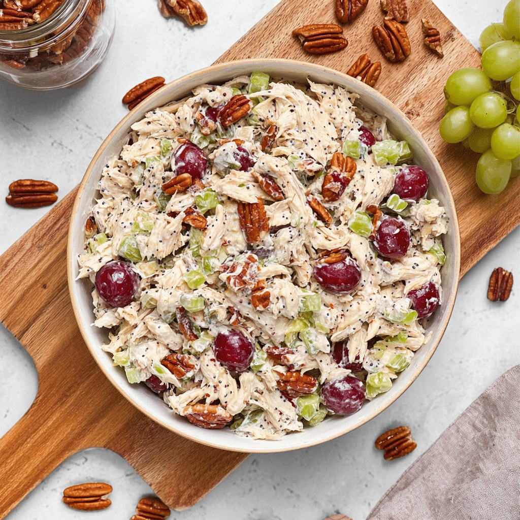The Best California Chicken Salad Recipe with Grapes - Recipe Image