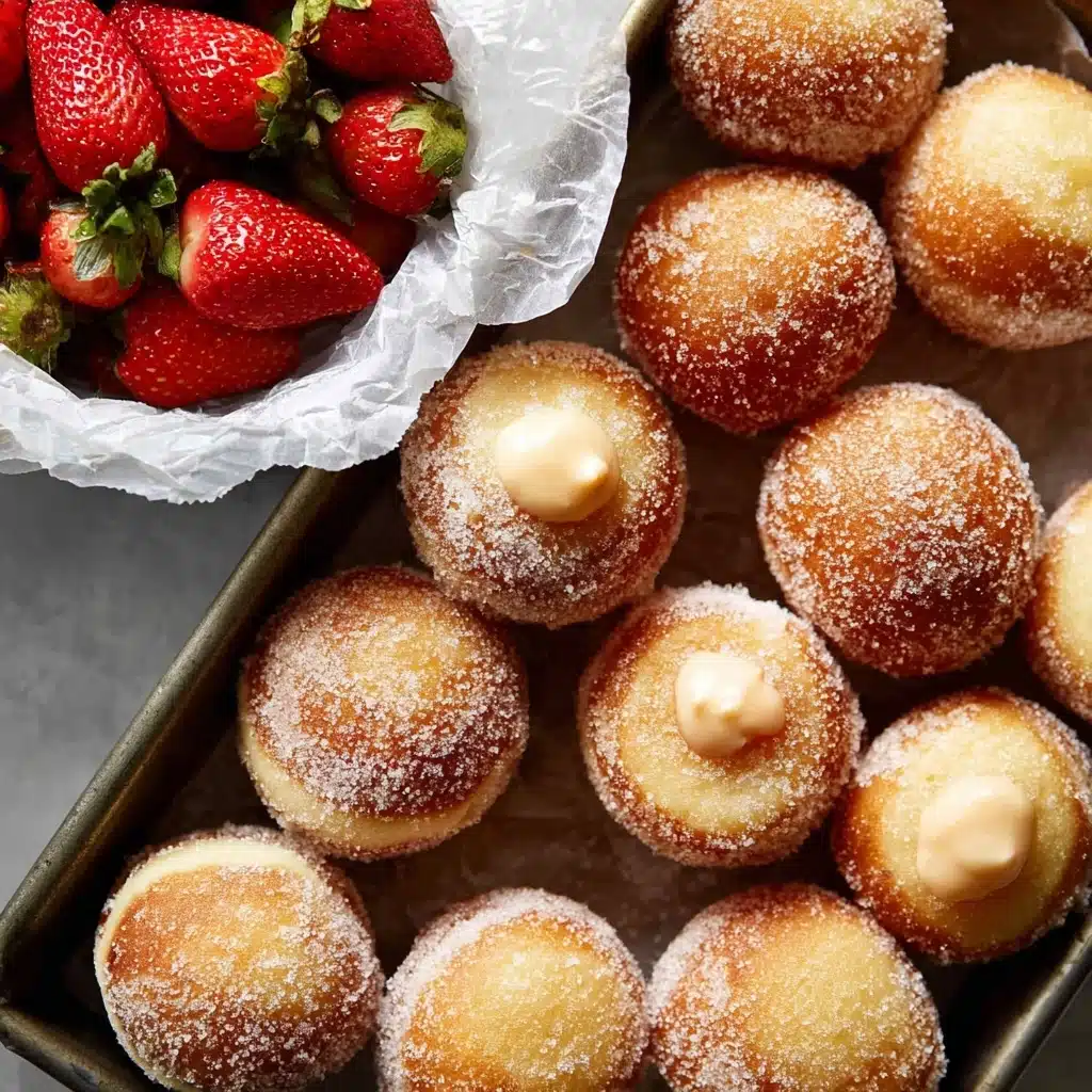 Strawberry Cheesecake Donut Holes Recipe