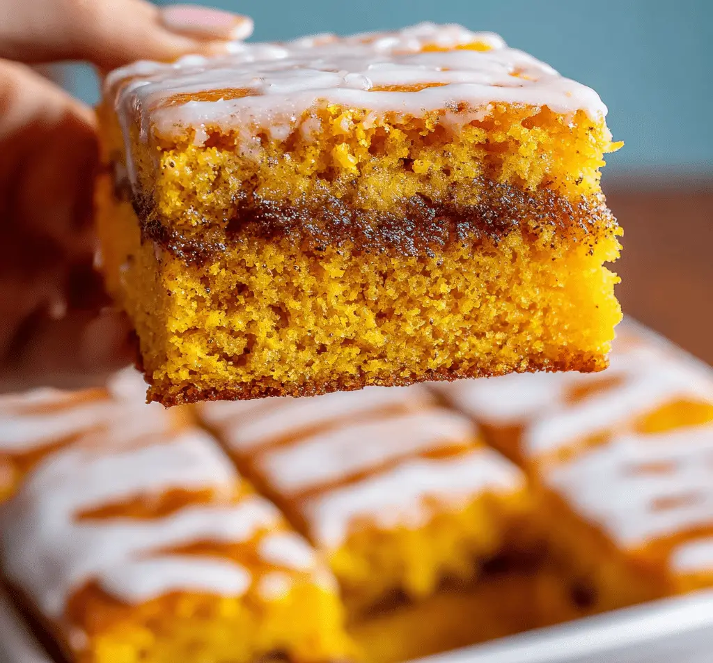 Pumpkin Honey Bun Cake Recipe