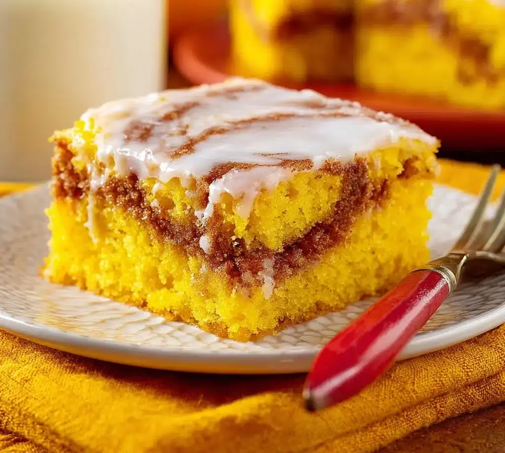 Pumpkin Honey Bun Cake Recipe