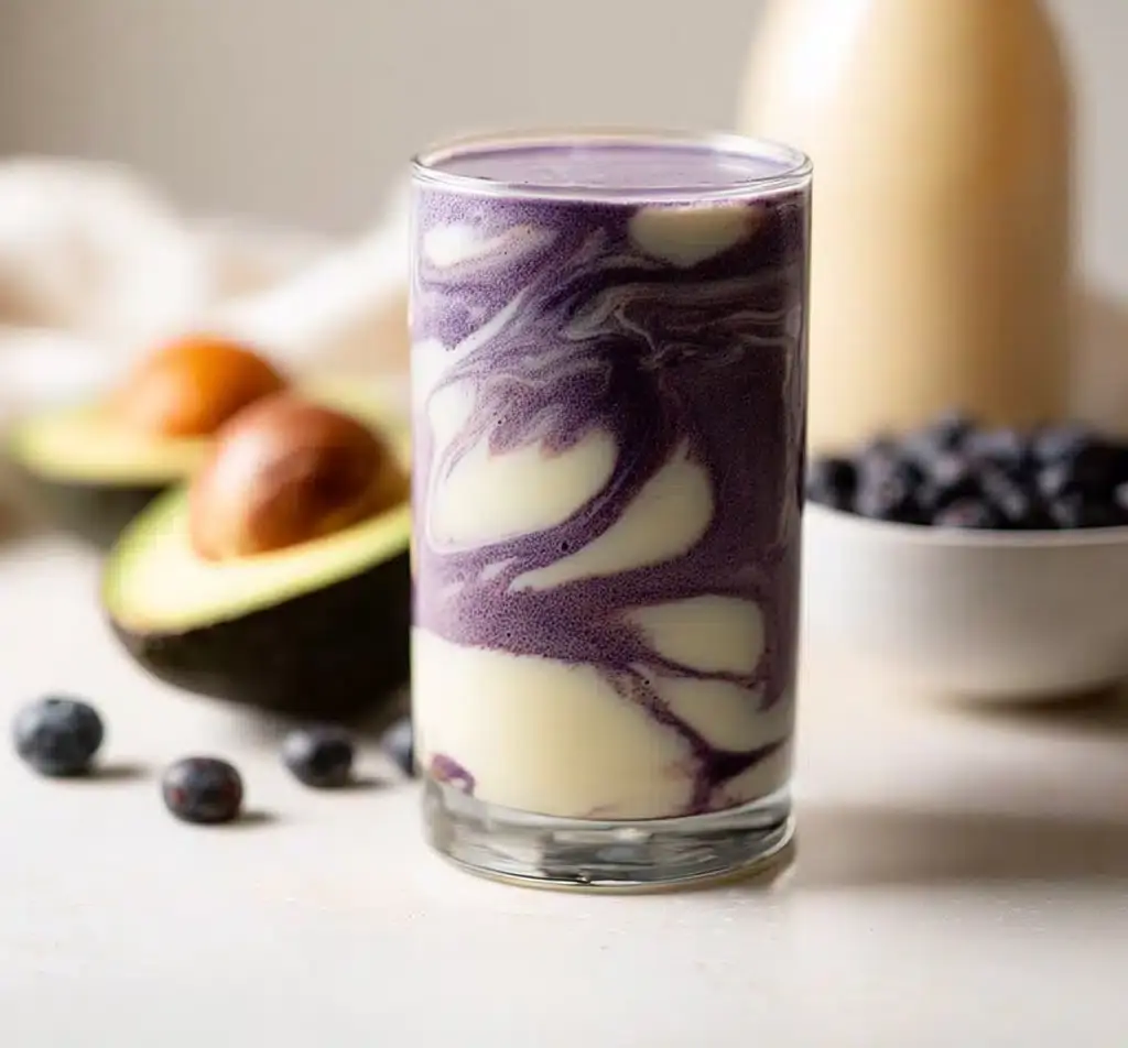 Avocado, Blueberry and Pineapple Cloud Smoothie Recipe