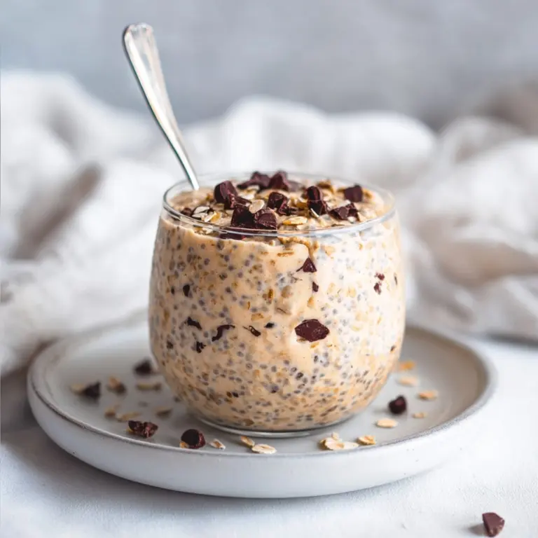 Cookie Dough Overnight Oats Recipe