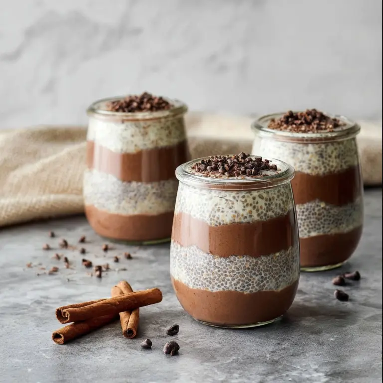 Cacao Horchata Chia Pudding Parfait Recipe