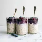 Overnight Oats Recipe (Blueberry Vanilla, Easy) Recipe