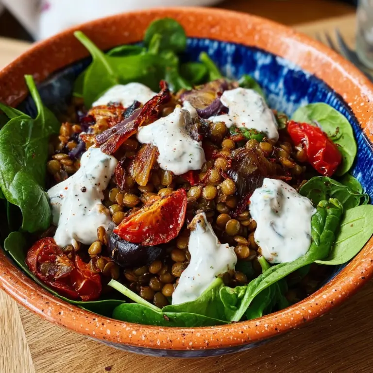 Spiced Lentil Salad Bowl Recipe