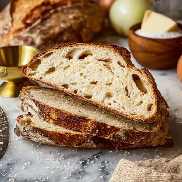 Caramelized Onion And Gouda Sourdough Bread Recipe