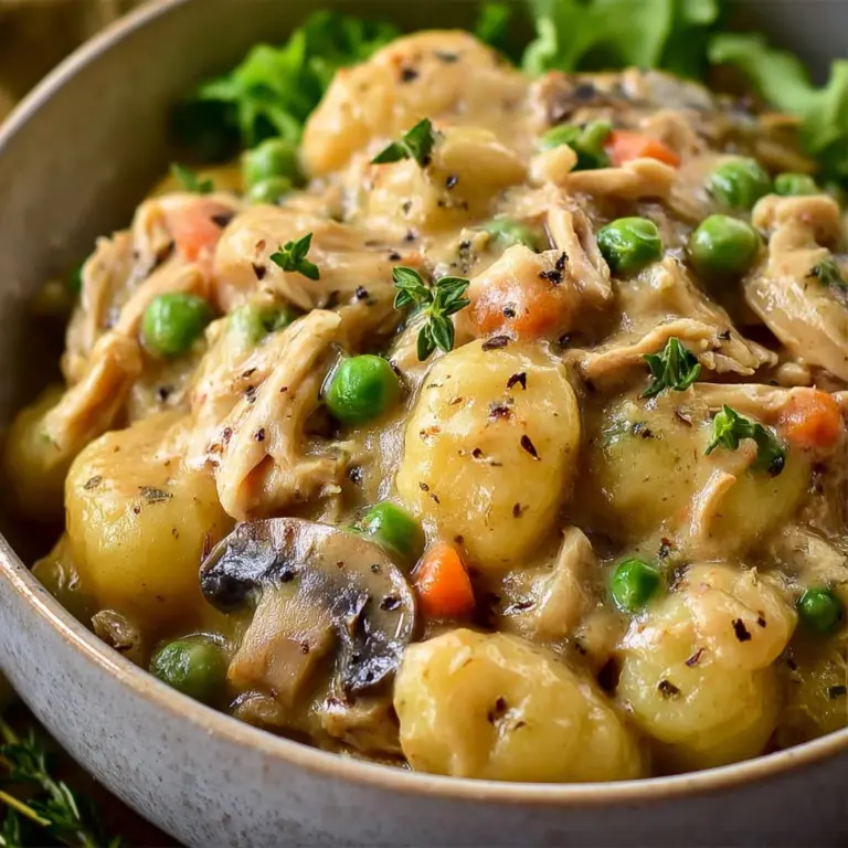 One Pot Gnocchi Chicken Pot Pie Recipe