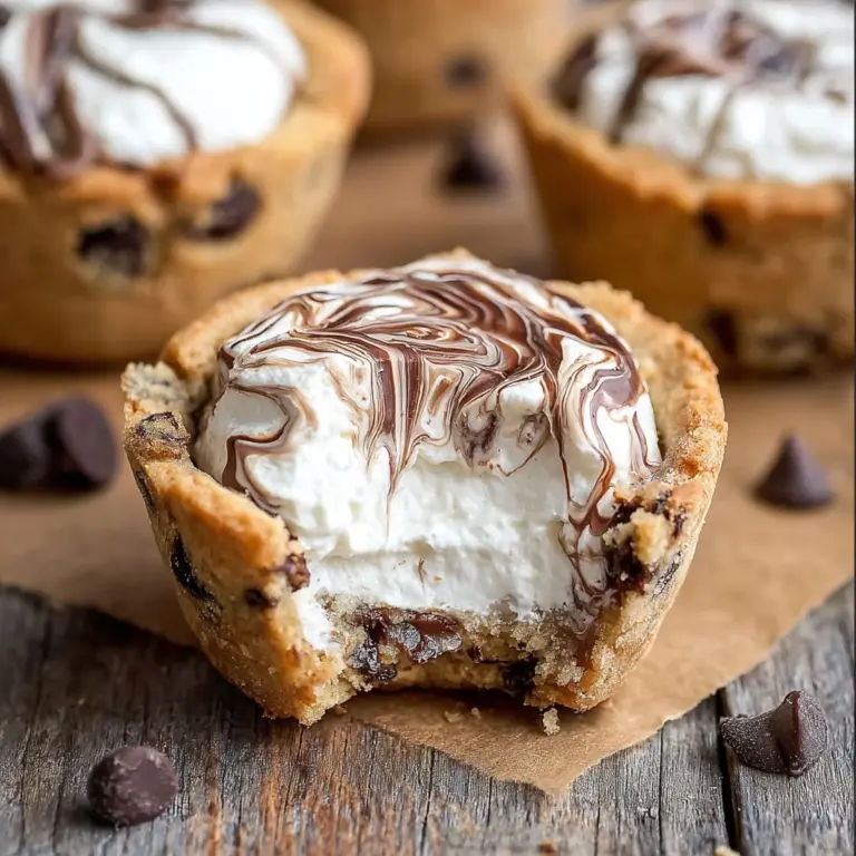 Chocolate Chip Cookie Cups Recipe