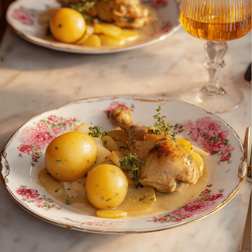 Normandy Chicken Recipe - Recipe Image