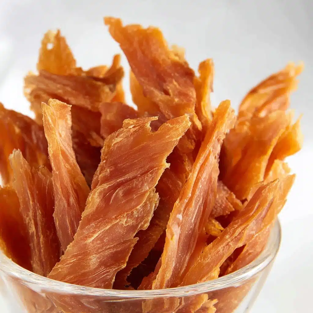 Chicken Wrapped Sweet Potato Dog Treats Recipe - Recipe Image