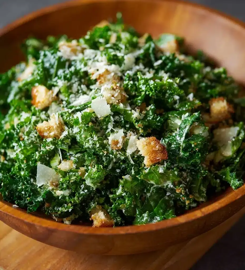 Lemon Parmesan Kale Salad Recipe