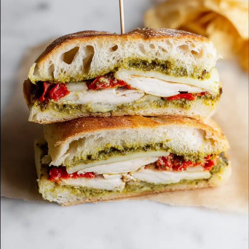 Turkey Pesto Panini Recipe - Recipe Image