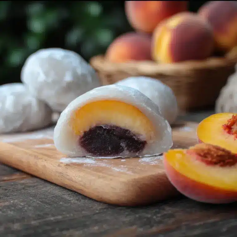 Peaches and Cream Mochi Recipe