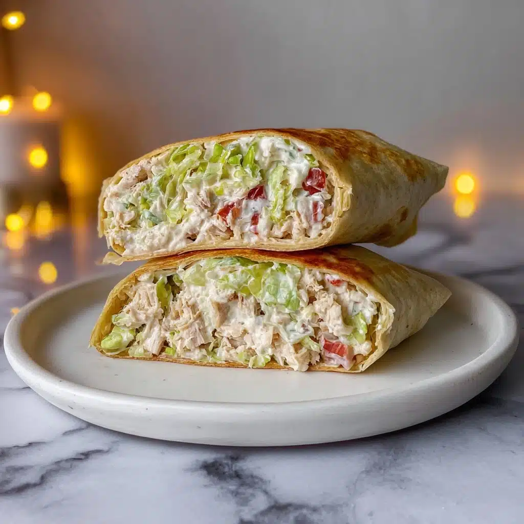 Chopped Chicken Caesar Salad Wrap Recipe