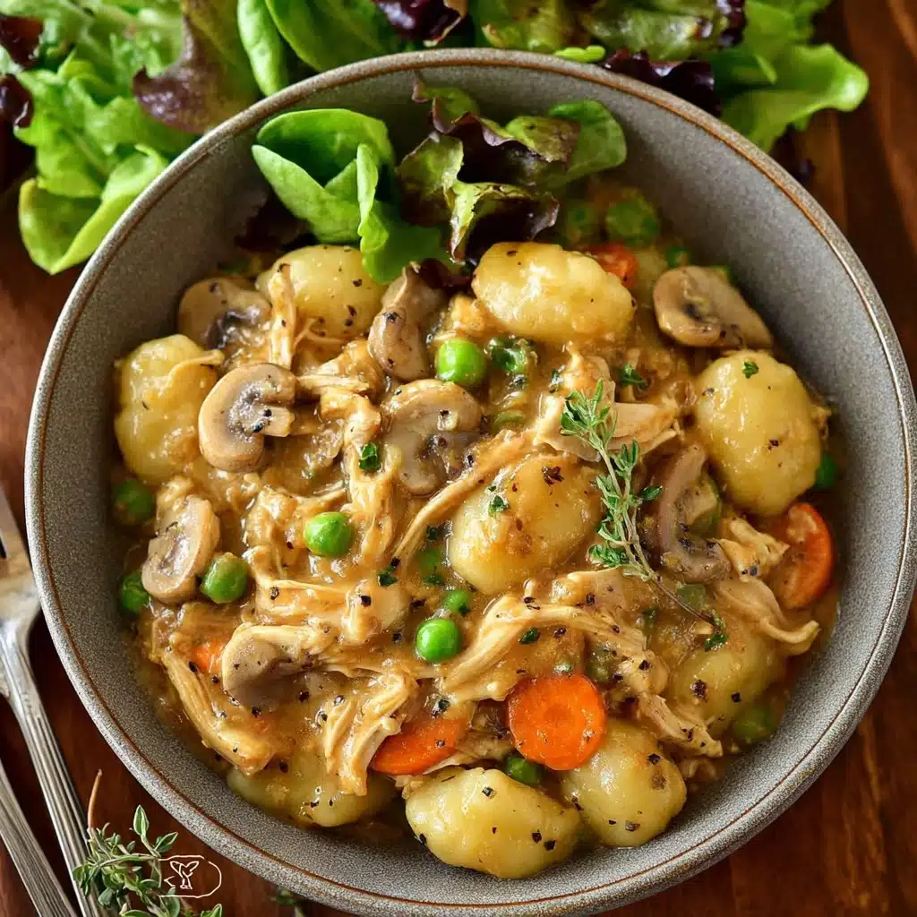 One Pot Gnocchi Chicken Pot Pie Recipe - Recipe Image