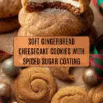 Gingerbread Cheesecake Cookies Recipe