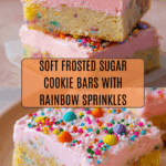 Frosted Sugar Cookie Bars Recipe