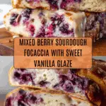 Mixed Berry Sourdough Focaccia Recipe