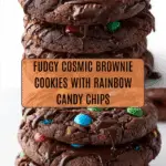 Fudgy Cosmic Brownie Cookies Recipe
