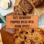Cranberry Pumpkin Bread Recipe