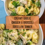 Creamy Garlic Chicken and Broccoli Tortellini Recipe