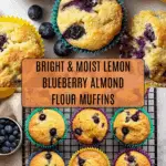 Lemon Blueberry Almond Flour Muffins Recipe