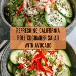 California Roll Cucumber Salad Recipe