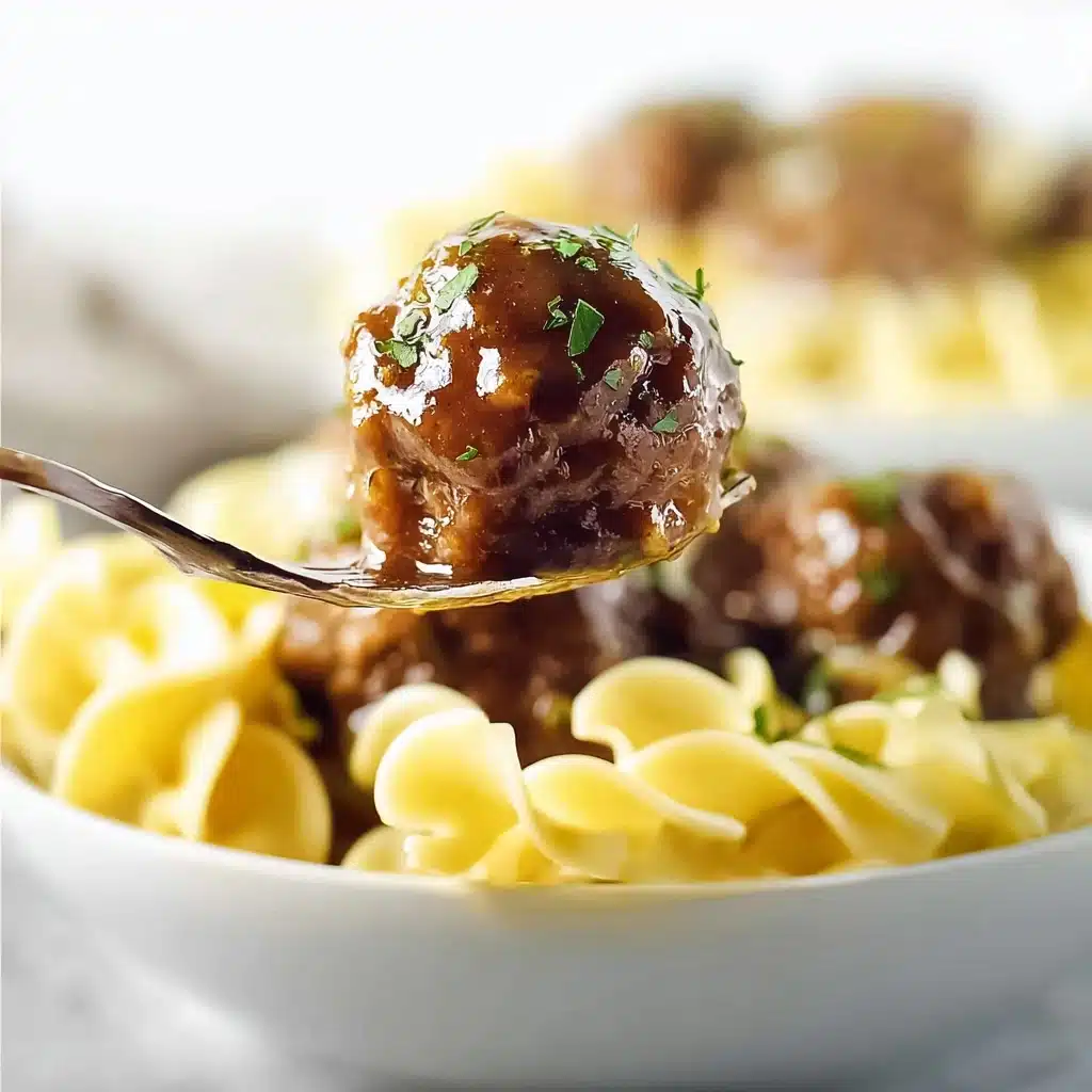 Crockpot Meatballs and Gravy Recipe - Recipe Image