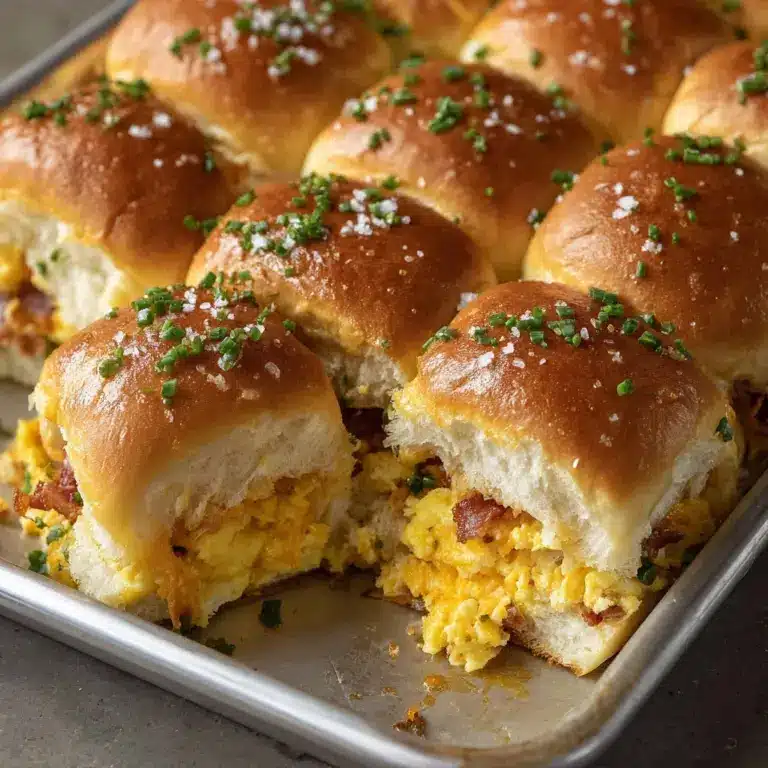 Hawaiian Roll Breakfast Sliders Recipe
