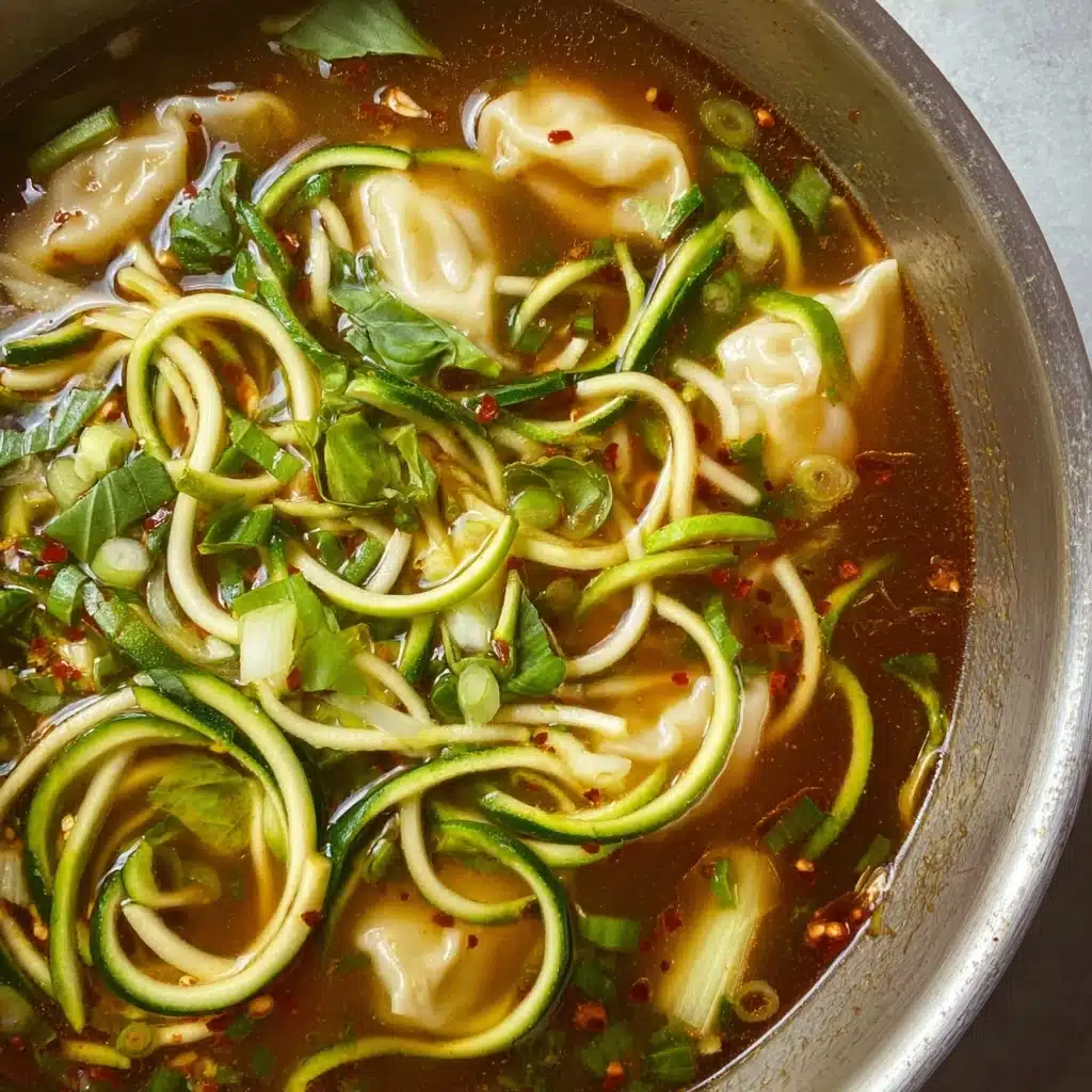 Gyoza Soup (Japanese Dumpling Soup) Recipe - Recipe Image