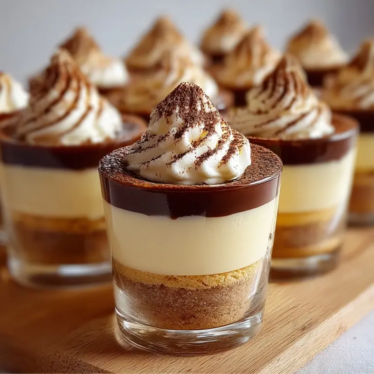 MINI TIRAMISU CUPS Recipe