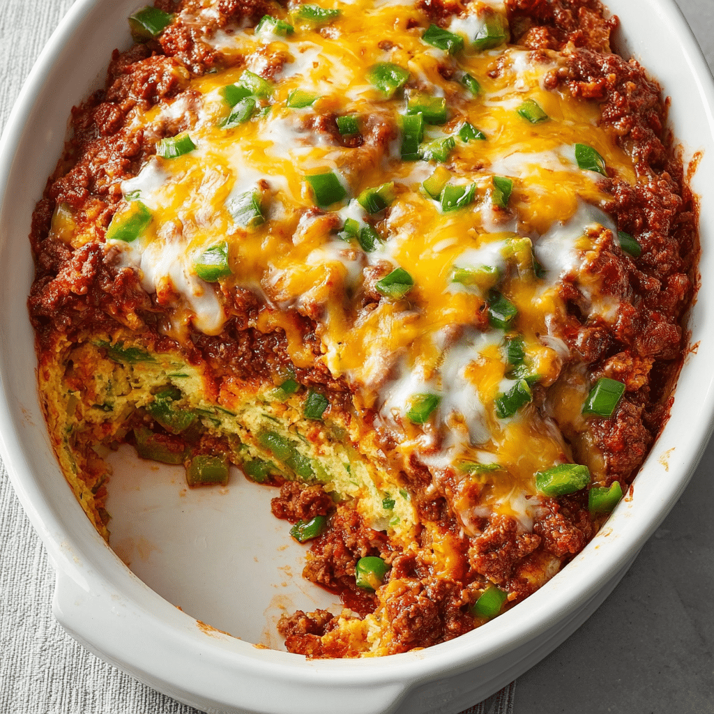 Zucchini Pizza Casserole Recipe - Recipe Image