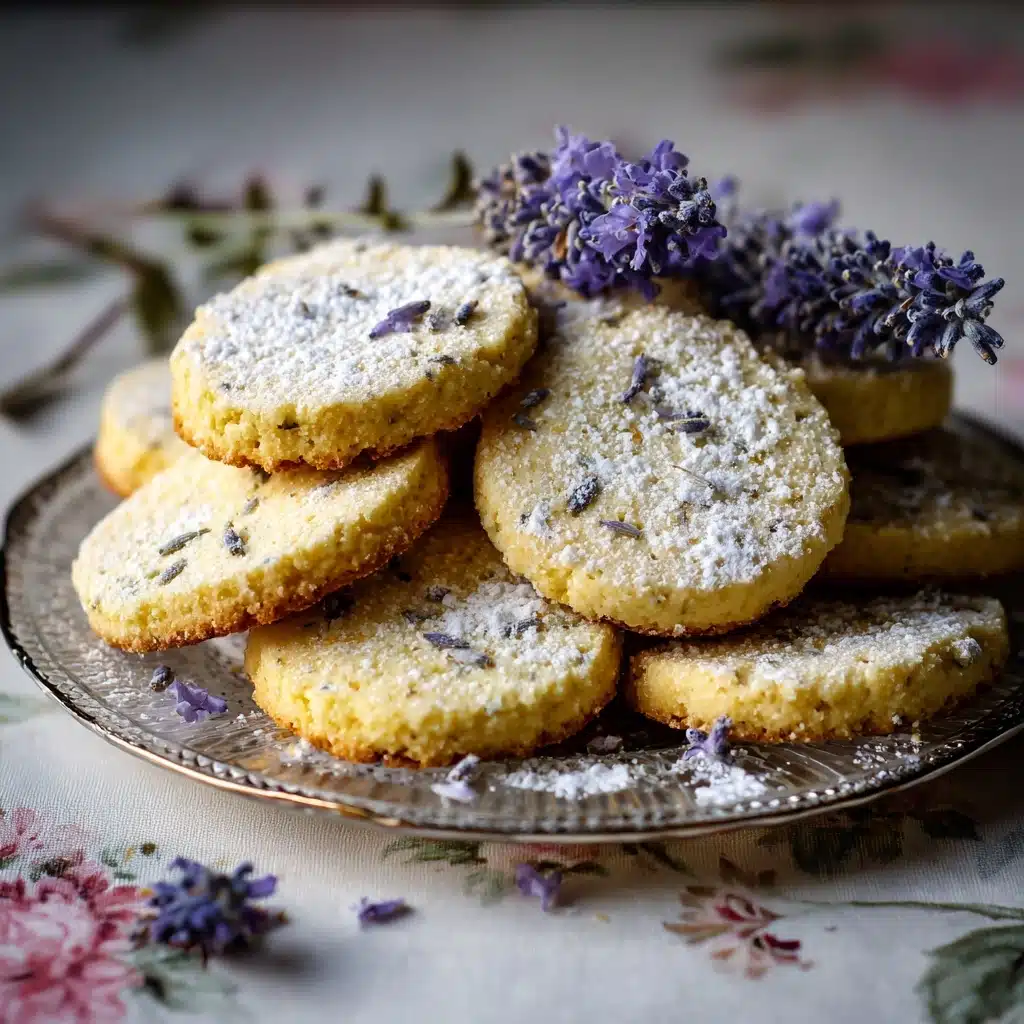 almond lavender butter cookies Recipe