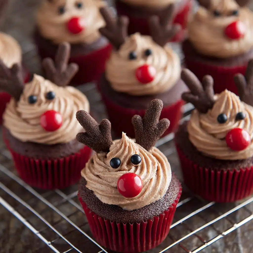 Easy Reindeer Cupcakes Recipe - Recipe Image