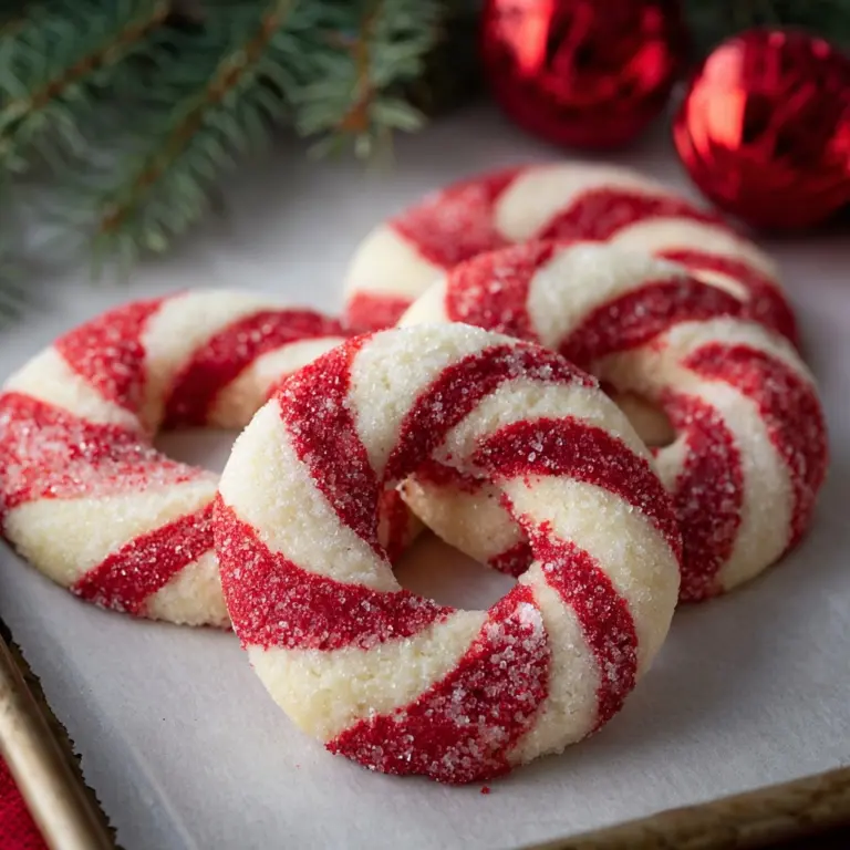 Candy Cane Cookies Recipe